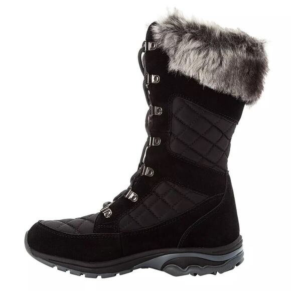 Propet Women Peri Mid Calf Cold Weather Winter Boot Size US 7EE Black Waterproof - Picture 3 of 5